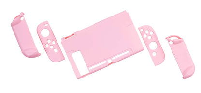 Switch Protective Case Slim Cover Case for Switch and Joy Con - Shock-Absorption and Anti-Scratch (Sakura Pink)